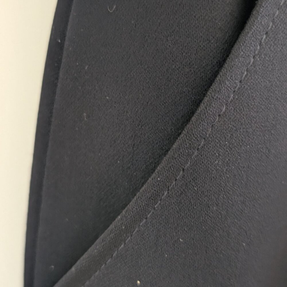 Chanel Navy Pencil Skirt w/ Pockets